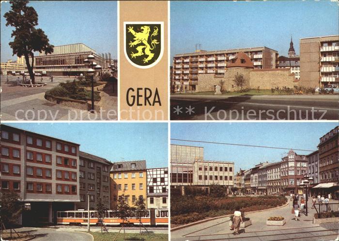 Gera Haus der Kultur Stadtmauer Johannisstrasse