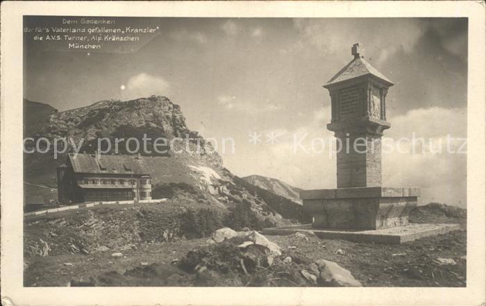 Rotwandhaus mit Ehrenmal der gefallenen Kranzler