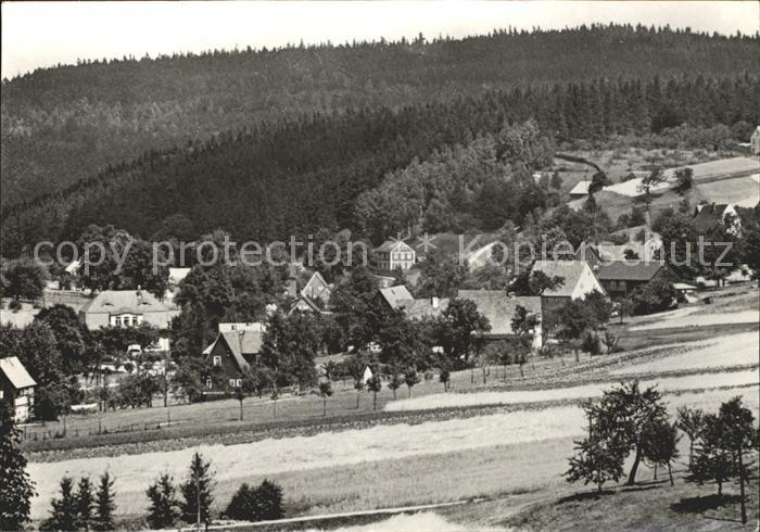 Hetzdorf Buergel Thueringen mit Tharandter Wald