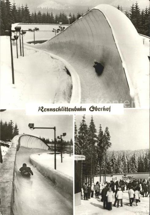 Oberhof Thueringen Rennschlittenbahn