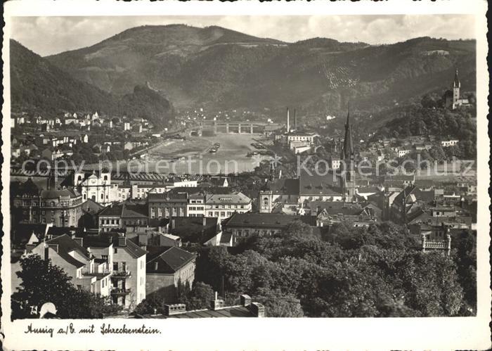 Aussig Tschechien mit Schreckenstein