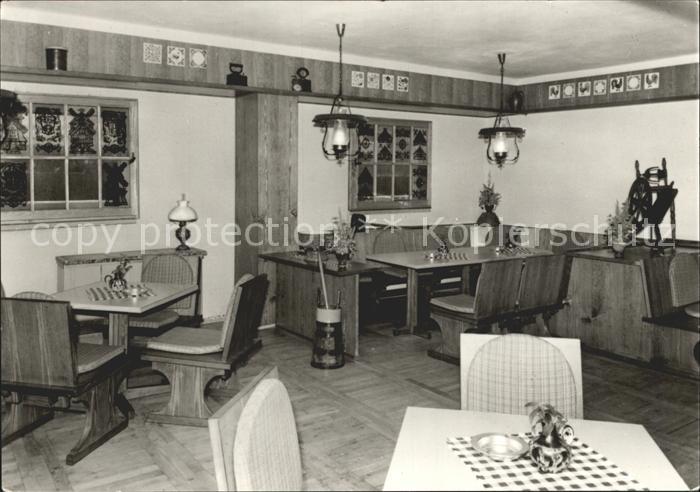 Kuehlungsborn Ostseebad FDGB Urlauberrestaurant Ernst Grube Bauernstube