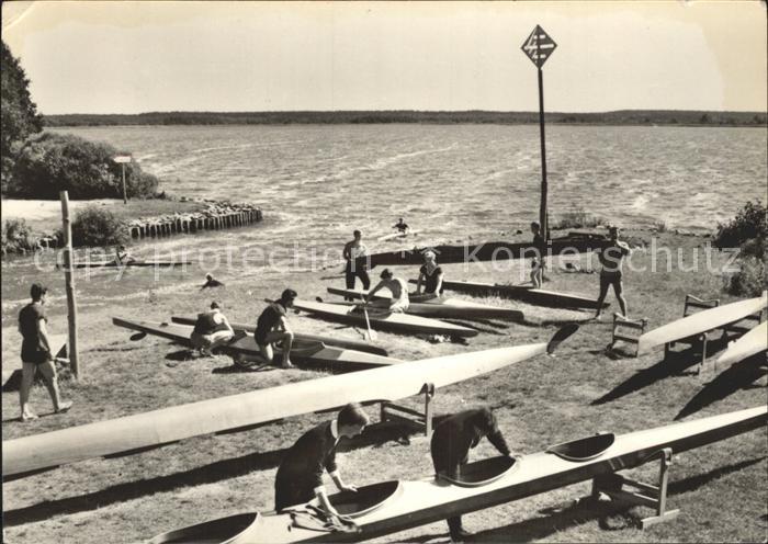 Heringsdorf Ostseebad Usedom Regattaboote Vorbereitung