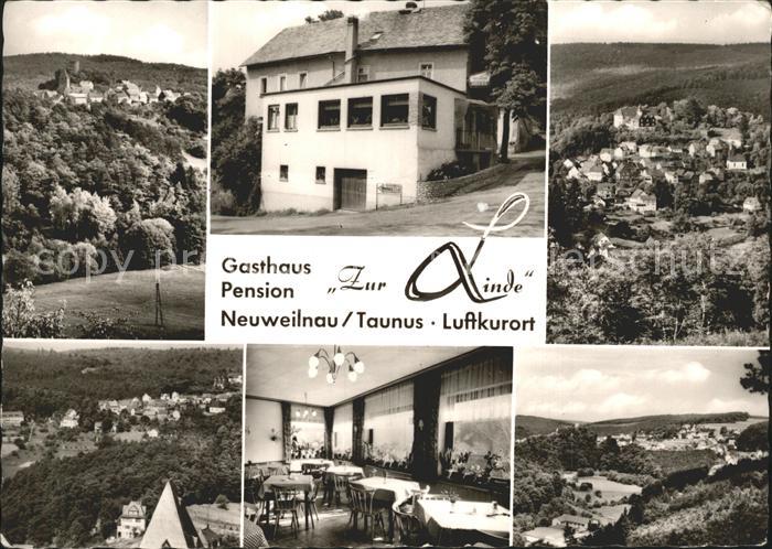 Neuweilnau Ortsansichten Gasthaus Pension Zur Linde Gaststube