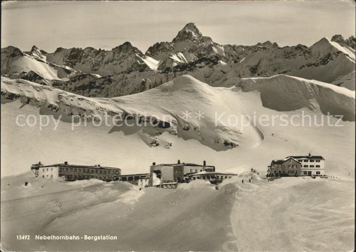 Nebelhornbahn Bergstation Berghotel Hoefatsblick Edmund Probst Haus