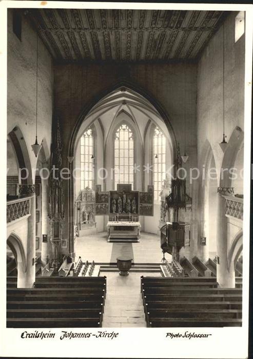 Crailsheim Johanneskirche Inneres