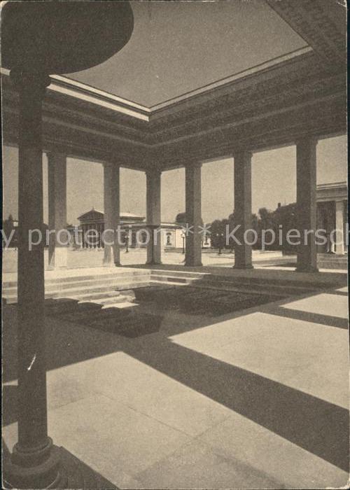 Muenchen Bayern Blick auf kgl Platz