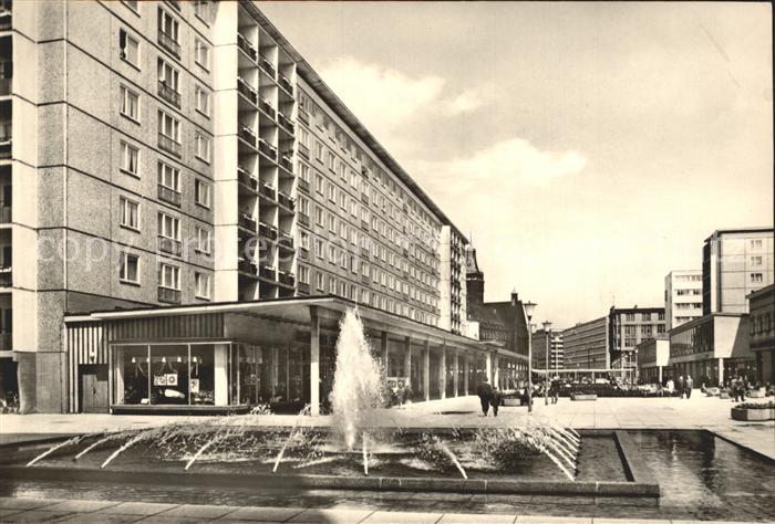 Karl-Marx-Stadt CHEMNITZ Rosenhof Wasserspiele