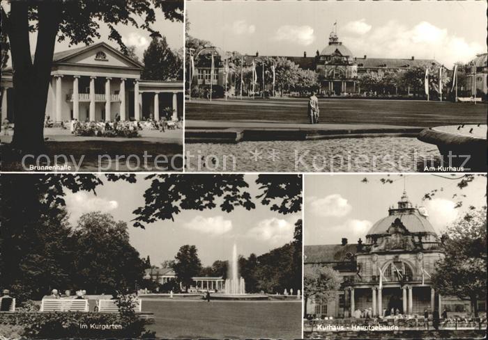Bad Oeynhausen Kurhaus Brunnenhalle Kurgarten Hauptgebaeude