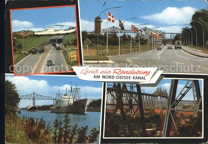 Rendsburg Schleswig-Holstein Autobahn Nord Ostsee Kanal Bruecke