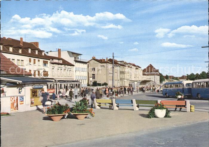 Siegburg Wilhelmstr mit Bus Bahnhof