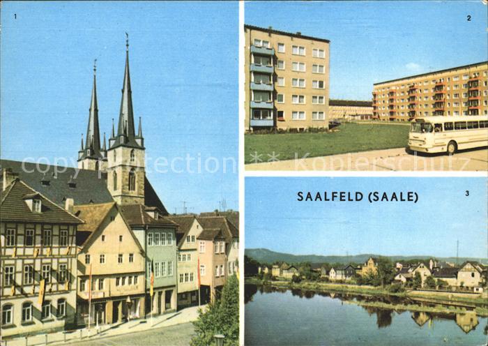 Saalfeld Saale Markt OT Gorndorf Saalepartie