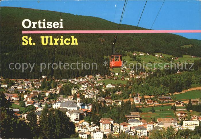 St Ulrich Groeden Tirol Total mit Seilbahn