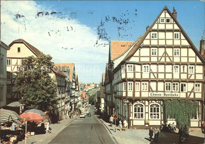 Bad Wildungen Lindenstrasse Fachwerkhau Loewen Apotheke