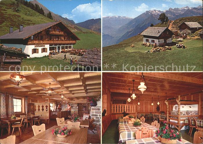 Tall Schenna Staffel Huette Hirzer Gebiet Gaststube