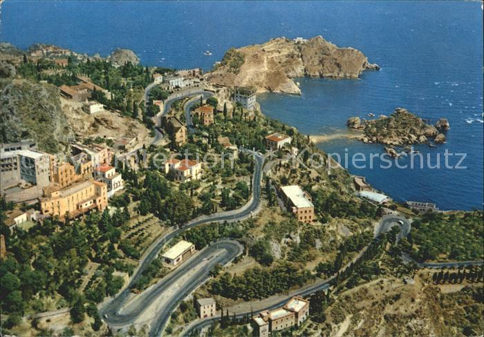 Taormina Sizilien Fliegeraufnahme