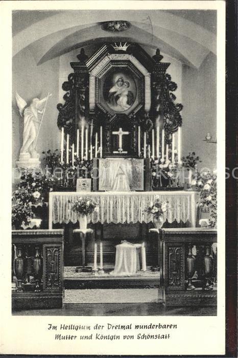 Schoenstatt Vallendar Gnadenbild der Dreimal wunderbaren Mutter und Koenigin von