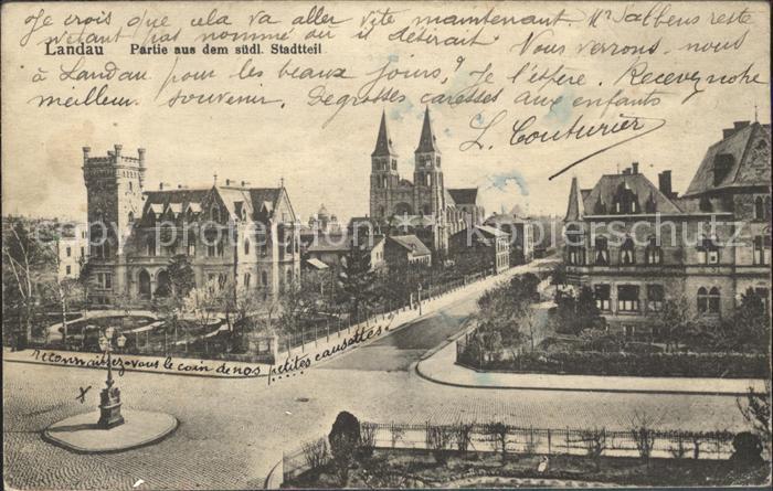 Landau Pfalz Suedl Stadtteil Kirche