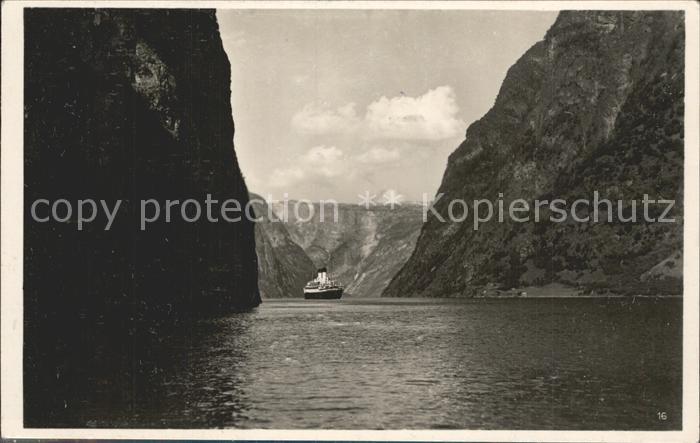 Norge Norwegen I Naerobugten