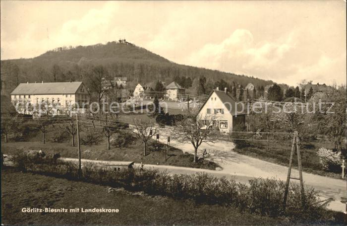 Goerlitz Sachsen Goerlitz Biesnitz mit Landeskrone