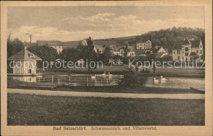 Bad Salzschlirf Schwanenteich Villenviertel