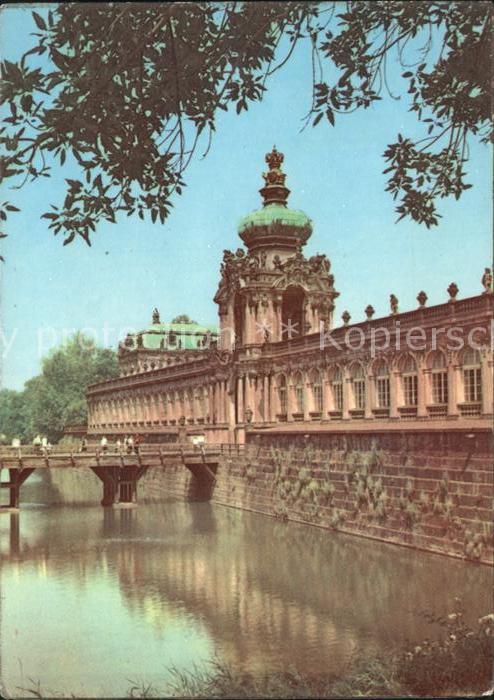 DRESDEN Elbe Kronentor Zwinger