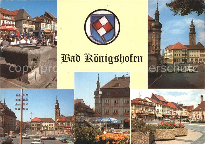 Bad Koenigshofen Kirche Brunnen