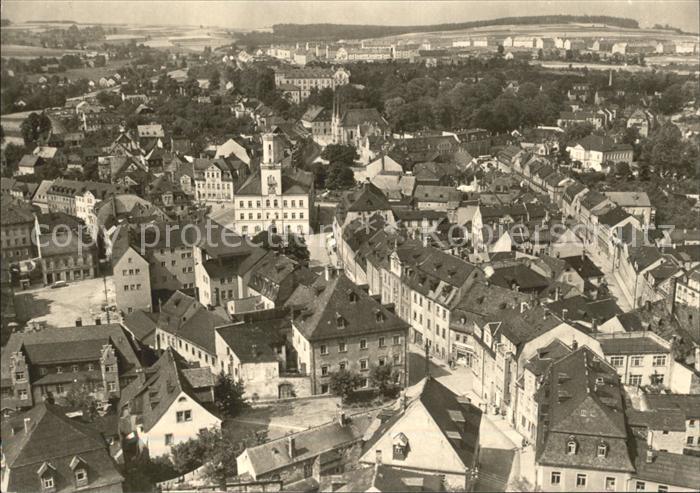 Schneeberg Erzgebirge Fliegeraufnahme