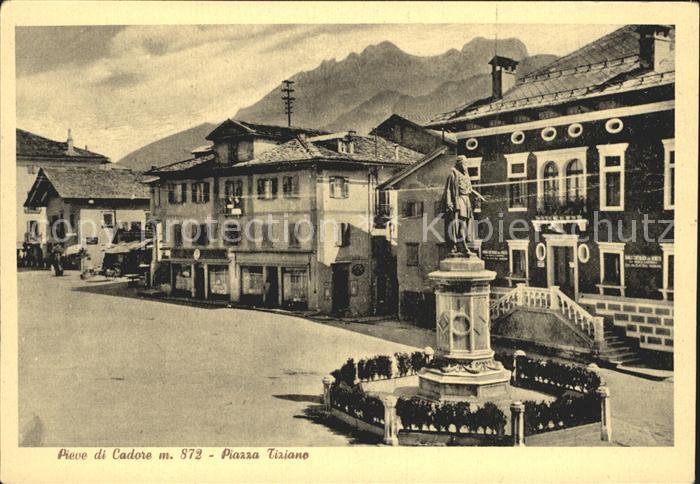Pieve di Cadore Piazza Tiziano