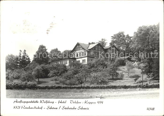 Reinhardtsdorf-Schoena Ausflugsgaststaette Wolfsberg