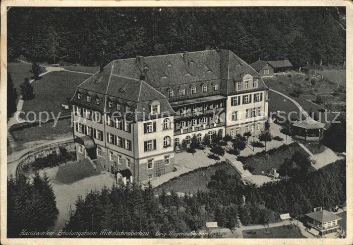 Mittelschreiberhau Fliegeraufnahme Handwerkererholungsheim