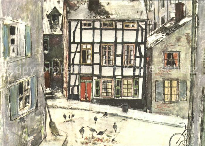 Essen Ruhr Strassenzenerie im Stadtteil Steele