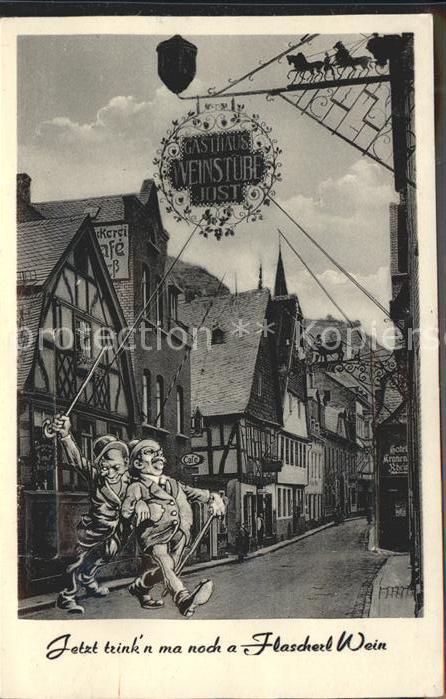 Bacharach Rhein Trinkspruch