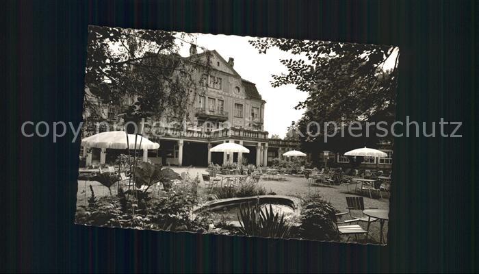 Bad Salzschlirf Terrasse Hotel Badehof