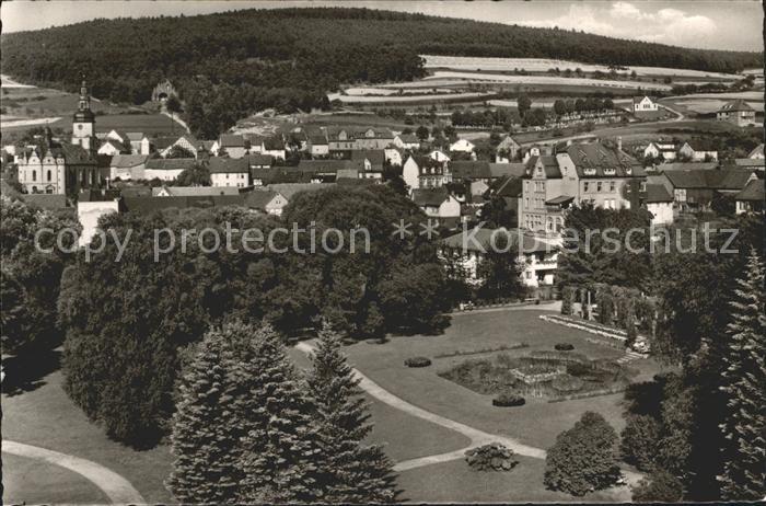 Bad Salzschlirf Teilansicht mit Mariengrotte