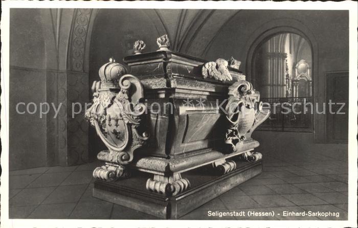 Seligenstadt Hessen Einhard Sarkophag