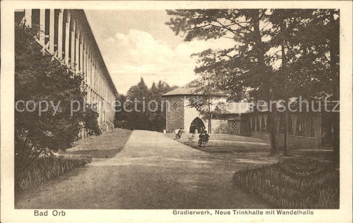 Bad Orb Gradierwerk Neue Trink mit Wandelhalle