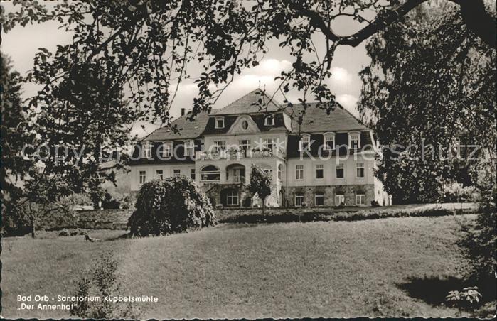 Bad Orb Sanatorium Kueppelsmuehle Der Annenhof