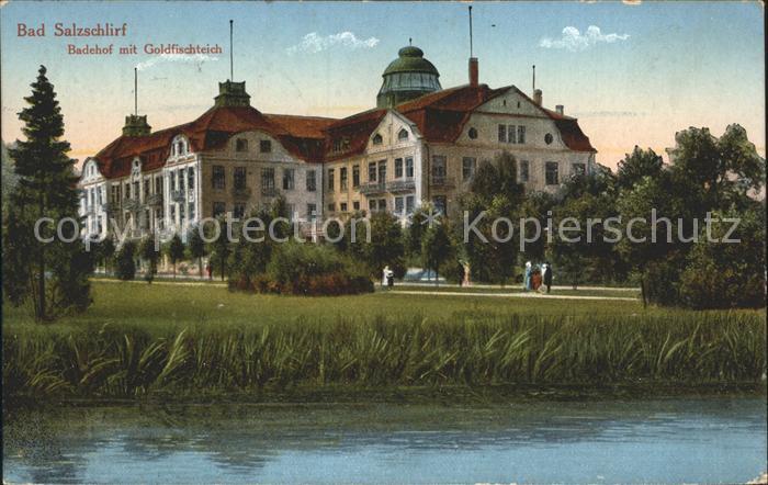 Bad Salzschlirf Kurhaus Weiher