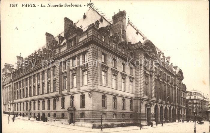 Paris La Nouvelle Sorbonne