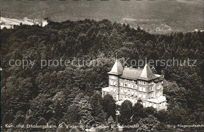 Bad Soden-Salmuenster Kur und Erholungsheim St Vinzenz Fliegeraufnahme