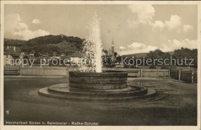 Bad Soden-Salmuenster Herzheilbad Radke Sprudel