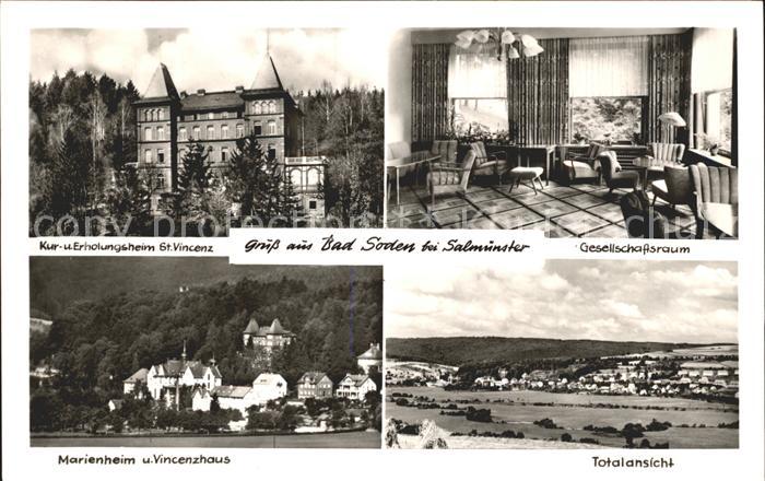 Bad Soden-Salmuenster Kur und Erholungsheim St Vincenz Gesellschaftsraum Marienh