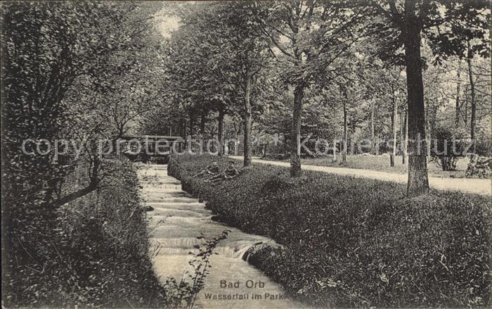 Bad Orb Wasserfall im Park