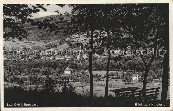 Bad Orb Blick zum Kurviertel