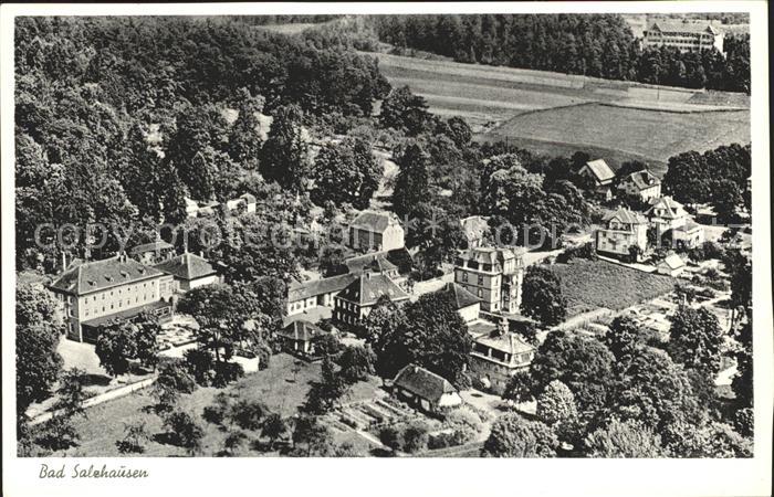 Bad Salzhausen Teilansicht Park Cafe