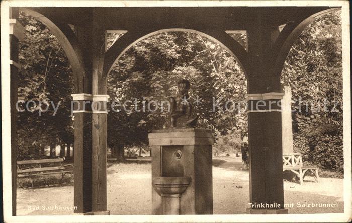 Bad Salzhausen Trinkhalle mit Salzbrunnen