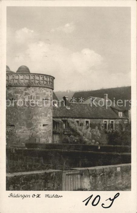 Buedingen Hessen Muehltor