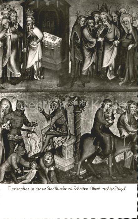Schotten Hessen Marienaltar ev Stadtkirche