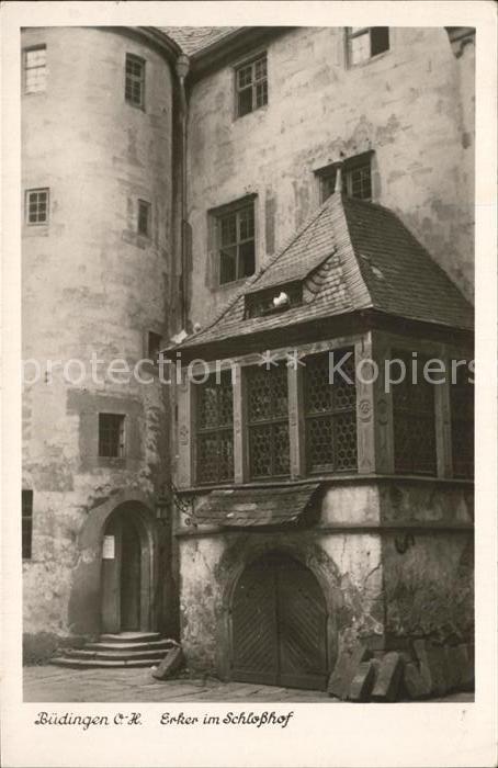 Buedingen Hessen Erker im Schlosshof
